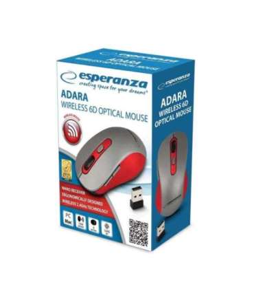 Esperanza EM131R Mouse RF Wireless Optical 1600 DPI
