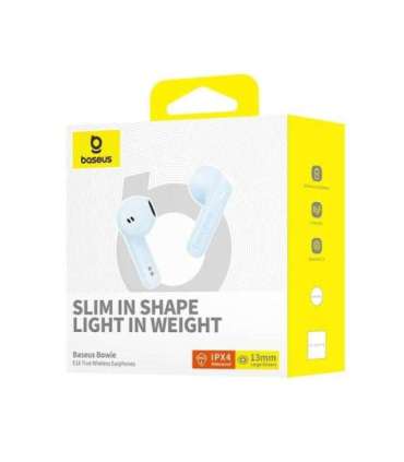 Baseus Bowie E16 Headset True Wireless Earphones In-ear Calls/Music USB Type-C Bluetooth Blue