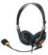 NATEC Drone Headset Wired Head-band Calls/Music Black, Orange