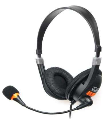 NATEC Drone Headset Wired Head-band Calls/Music Black, Orange