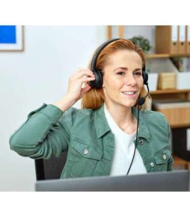 Trust HS-150 Headset Wired Head-band Office/Call center Black