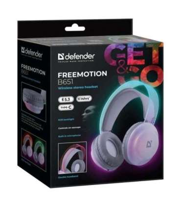 HEADPHONES DEFENDER BLUETOOTH FREEMOTION B651