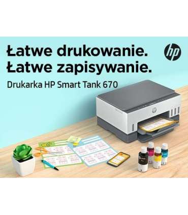 HP Smart Tank 670 All-in-One Thermal inkjet A4 4800 x 1200 DPI 12 ppm Wi-Fi