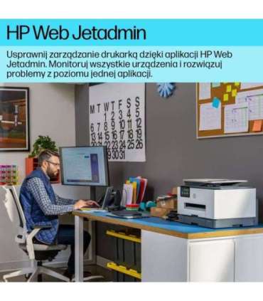 HP OfficeJet Pro 9130b Wireless All-in-One Color Printer, Two-sided printing Copier, Scanner