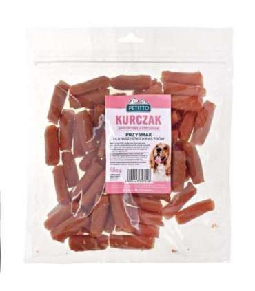 PETITTO Rurki ryżowe z kurczakiem dla psa 500g