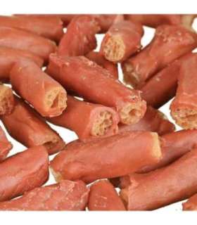 PETITTO Rurki ryżowe z łososiem dla psa 500g