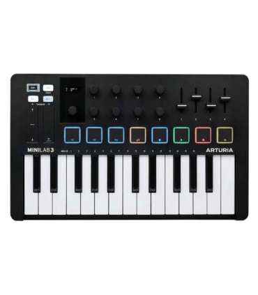 Arturia MiniLab 3 - MIDI control keyboard, black
