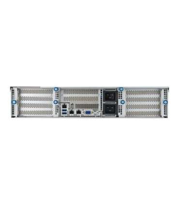 ASUS 90SF0251-M004X0 server barebone Intel C741 Rack (2U) Black, Steel