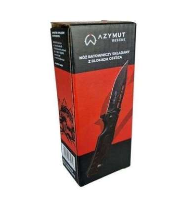 AZYMUT Rescue knife +belt cutter +glass breaker +case
