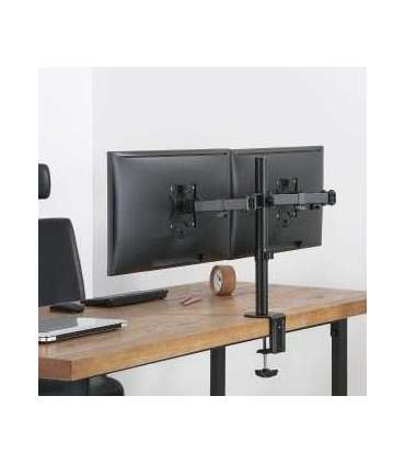 Maclean MC-884 monitor mount / stand 81.3 cm (32") Black Desk