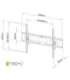 Techly 40-65" Wall Bracket for LED LCD TV Tilt" ICA-PLB 131L