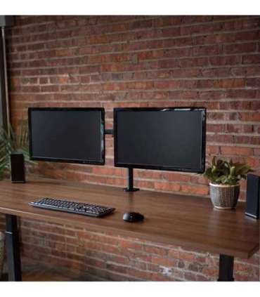 Montis Uchwyt monitorowy podwójny Everest 13-27" MT015 68.6 cm (27") Black Desk