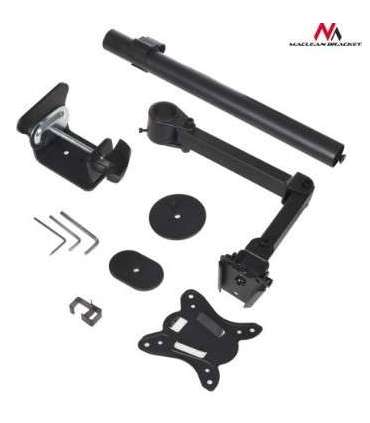 Maclean MC-690 TV mount 68.6 cm (27") Black