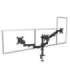 Maclean 3 monitor mount, gas spring, 17"-27", 2-8kg, black, MC-137