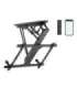 Maclean electric ceiling mount for TV, TUYA support, max VESA 600x400, for sloping walls, remote control, 32"-70", 35kg,