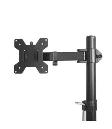 Maclean MC-967 Double Vertical Monitor Desk Mount Screen Holder max VESA 100x100, 13-27", 2x 9kg Powder Coated Tilting