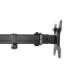 Maclean MC-967 Double Vertical Monitor Desk Mount Screen Holder max VESA 100x100, 13-27", 2x 9kg Powder Coated Tilting