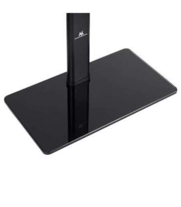 Maclean MC-450 Universal TV Stand for TV Cabinet max. 40kg, max. VESA 400x400 32-65" Tempered Glass Base 3-Level Height
