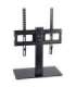 Maclean MC-450 Universal TV Stand for TV Cabinet max. 40kg, max. VESA 400x400 32-65" Tempered Glass Base 3-Level Height