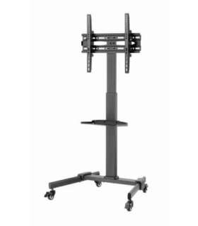 Gembird TVS-55T-01 TV floor stand with caster wheels (tilt), 32" - 55", black