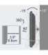 Techly Wall Support for LCD LED 13-30" Full Motion White" ICA-LCD 201WH