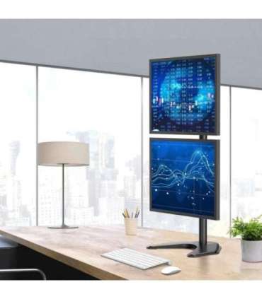 Techly ICA-LCD 2520V monitor mount / stand 68.6 cm (27") Desk Black