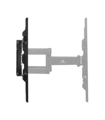 Maclean TV Mount, max VESA 600x400, 32-85", 60kg, horizontal and vertical angle adjustment, profile 65-390mm, black,