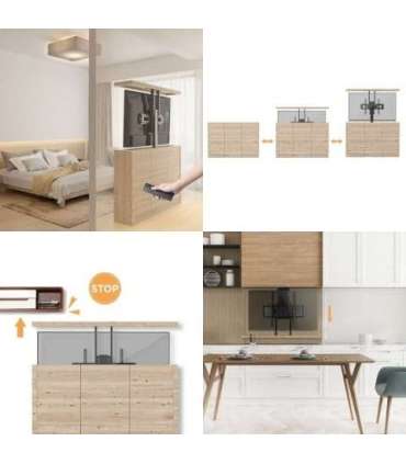 Maclean MC-866 TV mount 165.1 cm (65") Black