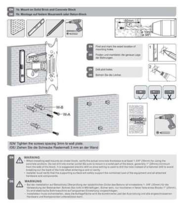 Maclean MC-501A Universal Wall TV Bracket 23-42" uo to 30kg vesa 200x200 Black