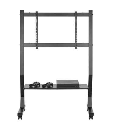 Techly Floor Stand with Shelf for 45-90" LCD/LED/Plasma TV