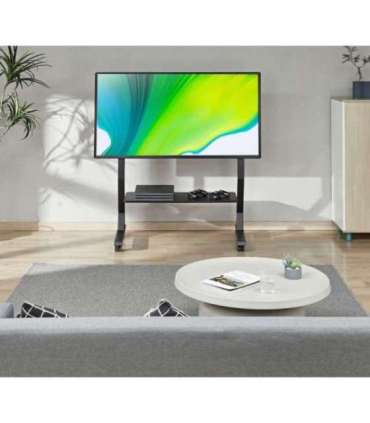 Techly Floor Stand with Shelf for 45-90" LCD/LED/Plasma TV