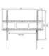 Techly Wall Mount for LED LCD TV 42-80 Ultra Slim Fixed H600mm" ICA-PLB 860