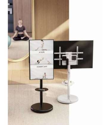 Gembird TVS-86TR-01-W TV floor stand, 37" - 86", white