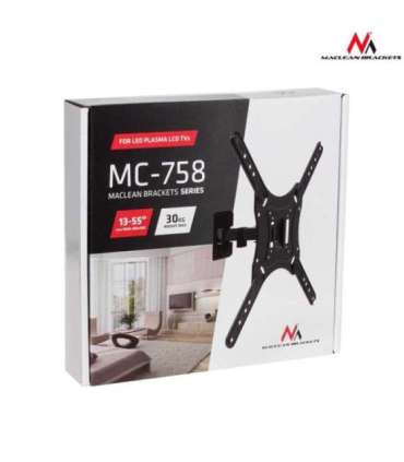TV & Monitor Wall Mount Maclean MC-758 Brackets