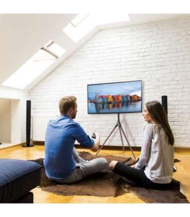 Techly ICA-TR18SAM TV mount 165.1 cm (65") Walnut