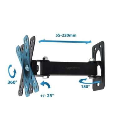 Esperanza HORUS 127 cm (50") Black