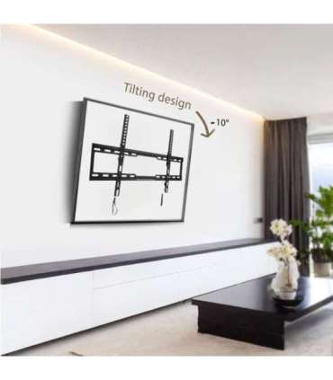 Maclean TV MC-413 Wall Mount Bracket 32"-80" VESA 600x400 45kg Tilting Universal Adjustable Spirit Level Mounting