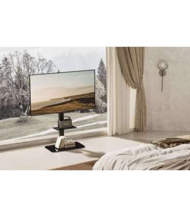 Gembird TVS-86ST-01 TV floor stand, 43" - 86", black