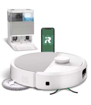 iRobot Roomba Plus 505 Combo Robot + AutoWash Dock White