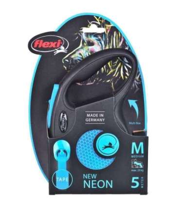 Flexi New Neon M 5 m Dog Retractable lead