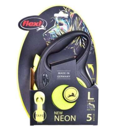 Flexi New Neon L 5 m Dog Retractable lead