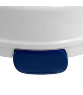 Raising toilet seat with flapper KATE 15 cm White