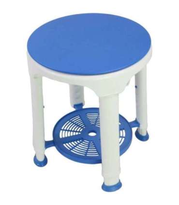 Swivel stool for the bathroom