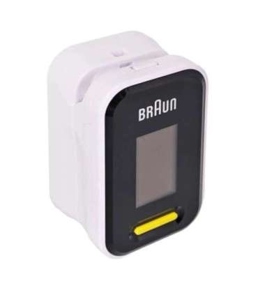 Braun YK-81CEU pulse oximeter Black, Stainless steel
