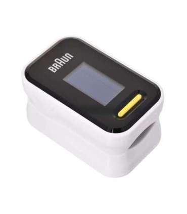 Braun YK-81CEU pulse oximeter Black, Stainless steel