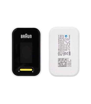 Braun YK-81CEU pulse oximeter Black, Stainless steel