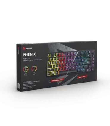 SAVIO PHENIX Wireless mechanical keyboard, Gateron Red Pro, ABS