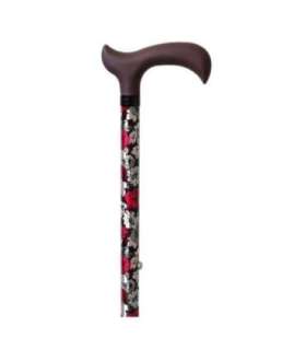 Walking stick aluminium decorative Flowers