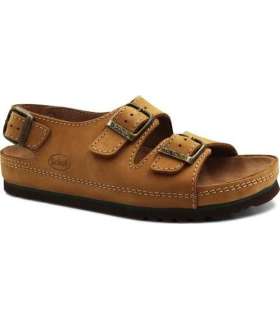 Comfortable Scholl AIR BAG BACK STRAP sandals, brown, size 44