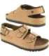Comfortable Scholl AIR BAG BACK STRAP sandals, brown, size 44
